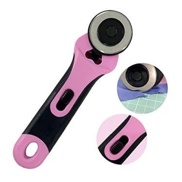 Imagem de Cortador Circular Disco Rosa De 45mm Patchwork Scrapbook