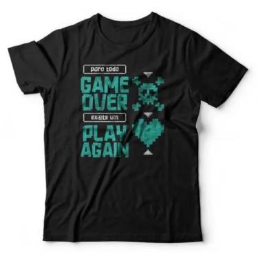 Imagem de Camiseta Games Studio Geek - Play Again
