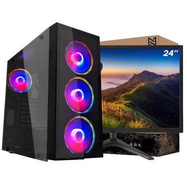 Imagem de PC Gamer Completo Ark Monitor 24&quot; + Intel Core i7 6700 8GB GT 730 4GB SSD 240GB Linux