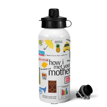 Imagem de Garrafa Squeeze MQ Icons Moments - How I Met Your Mother