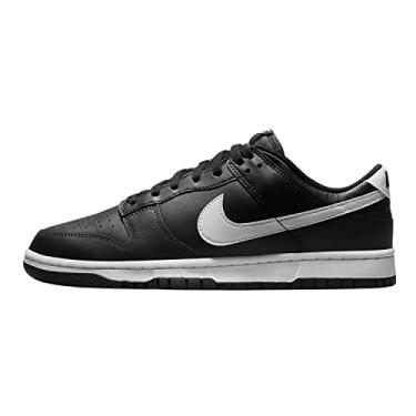 Imagem de Nike Sapatos masculinos retr Dunk Low, Preto/branco, preto-branco., 12