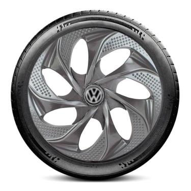 Imagem de Calota LC371 Volkswagen Aro 14 Grafite Evo Escolha o carro