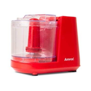 Imagem de Mini Processador Amvox 100W APR1001 Red - 127V