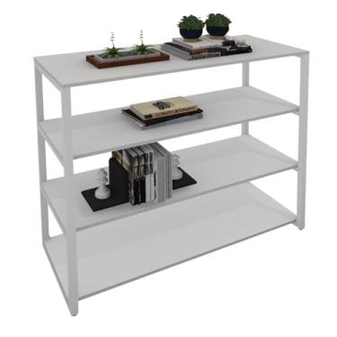 Imagem de Estante para Escritório Marelli Frame Branca 120x40cm