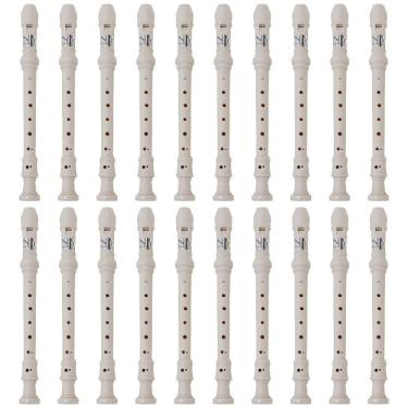 Imagem de Kit 20 Flautas Doce Barroca FL 20B New York