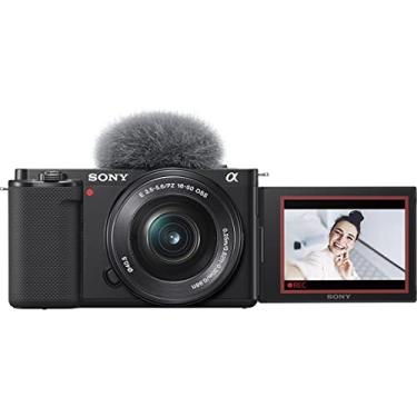 Imagem de Sony Alpha ZV-E10 Power Zoom Lens Kit (Included Lens: 1650) APS-C Interchangeable Lens Camera (Black)