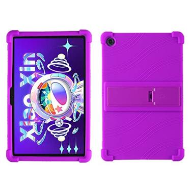 Imagem de QYiiD Capa para tablet Lenovo Tab M10 Plus 3ª geração de 10,6 polegadas TB-125FU, capa protetora de silicone leve à prova de choque para crianças Lenovo Tab M10 Plus Gen 3 TB-128FU/XU 10,6 polegadas