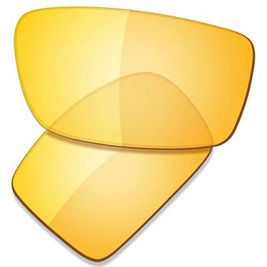 Imagem de SAUCER Lentes de substituição premium para óculos de sol Oakley Gascan OO9014 High Defense - Amarelo HD