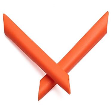 Imagem de Mryok Meias de substituição para óculos de sol Oakley RadarLock Path XL Pitch Edge - Laranja