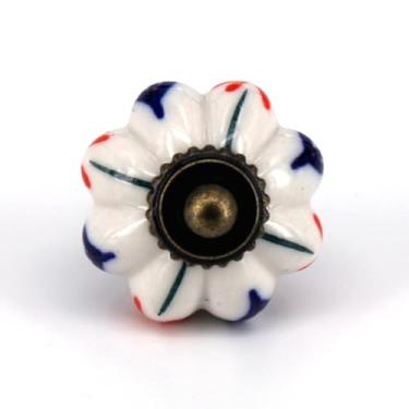 Imagem de 1x puxadores de abóbora, cerâmica, armário de cozinha, guarda-roupa, gaveta, 33mm, alça de porcelana, c