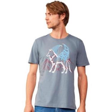Imagem de Camiseta Acostamento Dark Wolf Masculino-Masculino