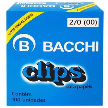 Imagem de Clips Para Papel 2/0 Bacchi 100 Unidades