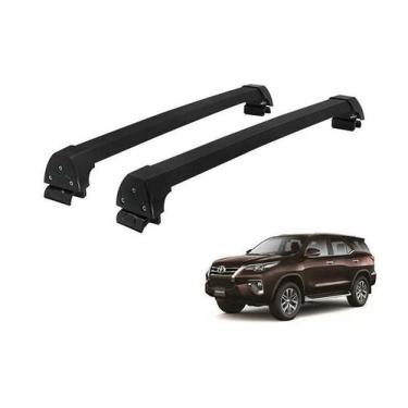 Imagem de Rack Teto Alumínio Preto Hilux Sw4 16/ Longarina Integrada - Long Life