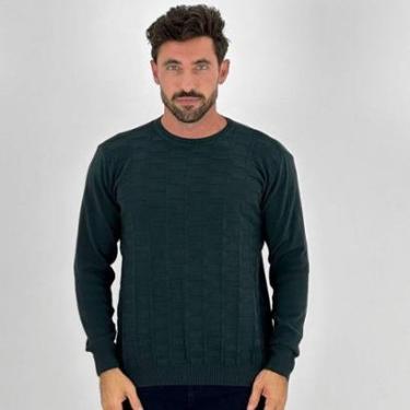 Imagem de Blusa de Lã Oyhan Texturizada Gola Redonda Masculina-Masculino