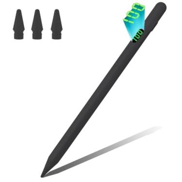 Imagem de Caneta Stylus para iPad, para Apple Pencil Pro 1ª/2ª geração: para iPad 10/9/8/7/6th 2018-2024, iPad Pro 12.9/11/33.0 cm M4, iPad Air 3/4/5/M2, iPad mini 5/6th, rejeição de palma, sensibilidade de