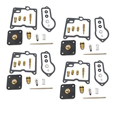Imagem de Kit de reparo de carburador compatível com diafragma flutuante do sistema de combustível TT250 1980-1982 XT250 1980-1983 TT XT 250 (4 conjuntos)