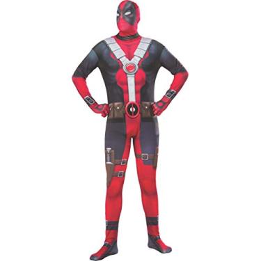 Imagem de Rubie's Fantasia adulta Deadpool da Marvel 2ª pele, Conforme mostrado., Extra Large