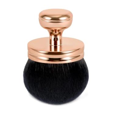 Imagem de NQEUEPN Escova autobronzeadora extra grande, escova autobronzeadora de cabeça larga, escova de maquiagem para o corpo, ferramenta de mistura de base oval, aplicador de protetor solar, spray bronzeado