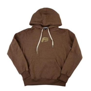 Imagem de Blusa Moletom Infantil Freesurf Nice Marrom Mescla - 1310-Masculino