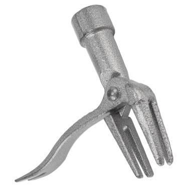 Imagem de Poderoso Extrator de Ervas Daninhas de Ferro, Ferramenta de Cabeça de Remoção de Ervas Daninhas Sem Flexão, Bastão Manual de Remoção de Ervas Daninhas Com Apoios para Os Pés