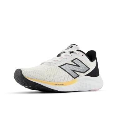 Imagem de New Balance Tênis de corrida feminino Fresh Foam Arishi V4, Branco/preto/flor de pêssego, 10