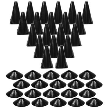 Imagem de 20 Cones Demarcatórios + 20 Pratos Agilidade Funcional