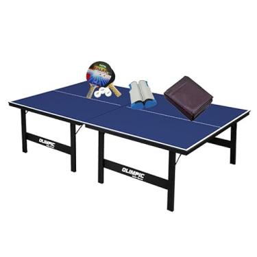 Imagem de MESA PING PONG MDP 15mm Olimpic 1013 + Kit 5055 + Rede Retrátil + Capa
