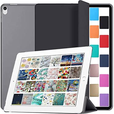 Imagem de iPad 10,5 polegadas 2017 Air 3 2019 [PRO 10.5 Air 3ª geração] A1701 A2152 A2123 MUUL2LL/A MUUK2LL/A MUUJ2LL/A MQDX2LL/A MQDT2LL/A MQDW2LL/A MQDY2LL/AiPad Capa com parte traseira rígida fosca