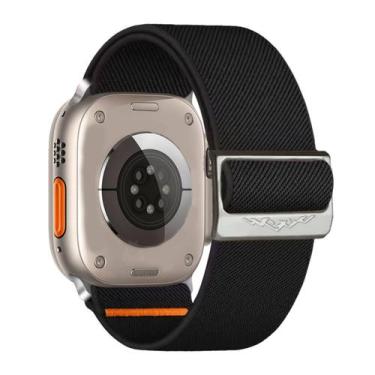Imagem de Pulseira Nylon Solo Montanha Compatível com Apple Watch - Baú do Vikin