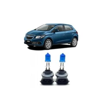 Imagem de Lâmpada Super Branca Farol De Milha Onix 2011 Ate 2015 H27 - Blue Lion