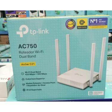 Imagem de Roteador Wi-Fi TP-Link Archer C21 AC750, Wireless 5G 2.4  Dual Band
