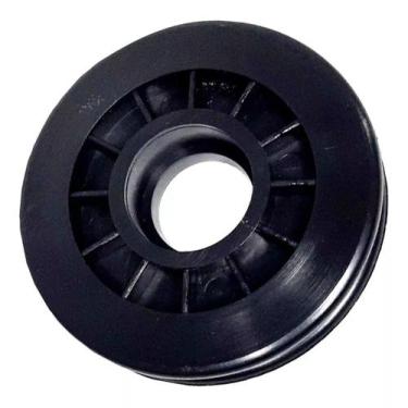 Imagem de Roldana PP 100mm Completa Bucha Rolamento R 6202 Para Aparelho De Acad