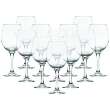 Imagem de Conjunto De Taças De Vidro Para Vinho/ Água 385 Ml 12 Peças - Nadir