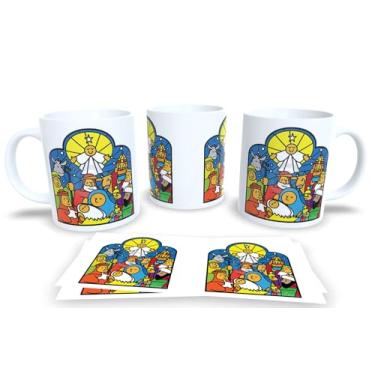 Imagem de Canecas de Porcelana Branca Personalizadas Natal 2 (Mod.39)