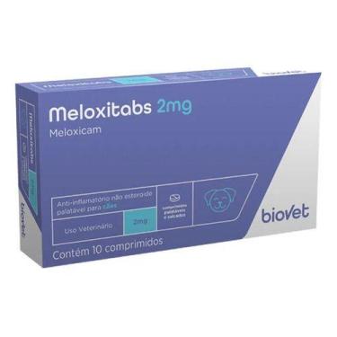 Imagem de Anti-inflamatório Meloxitabs Biovet 2mg C/ 10 Comprimidos