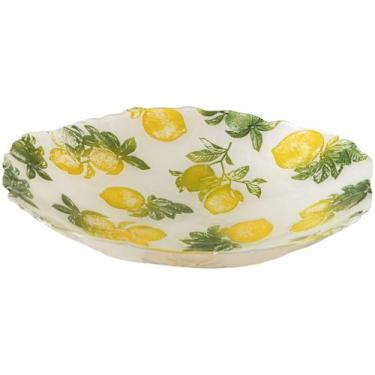 Imagem de Centro de Mesa de Vidro Redondo Nell Limão