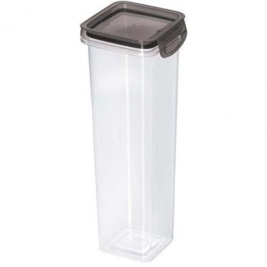 Imagem de Porta Condimentos Quadrado Trava Mais Cristal 1,6 Litros - Plasútil