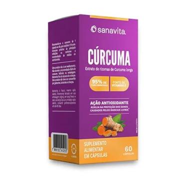 Imagem de Cúrcuma Concentrada Sanavita Absorção Otimizada Antioxidante