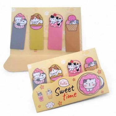 Imagem de Marcador De Página Autoadesivo Papelaria Kawaii A60 - Lazer e Estilo