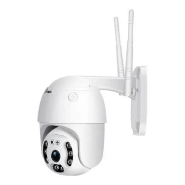 Imagem de Câmera Ip Ptz Dome Prova D'água Infravermelho Externa Wifi - v380