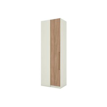 Imagem de Modulado de Quarto Guarda Roupa Canto Reto c/ 1 Porta MC14 Seletto Are