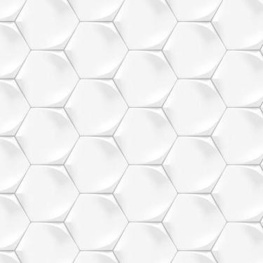 Imagem de Papel De Parede 3D Lajota Pequena Geometrico Adesivo Lavavel - LRP