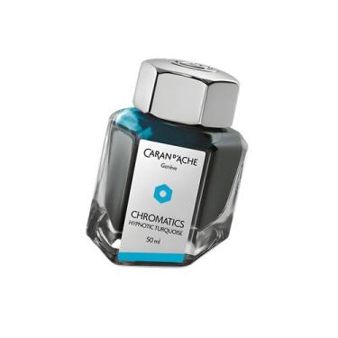 Imagem de Frasco de Tinta Hipnótica Caran D'ache Turquesa Chromatics 50 Ml - CAR