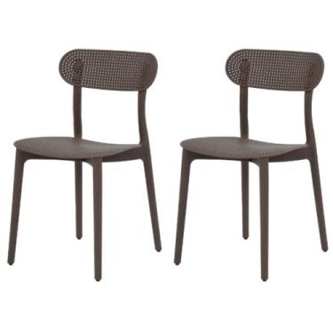 Imagem de Kit 2 Cadeiras Área Externa Verte Rivatti Fibra Natural Sustentável Po