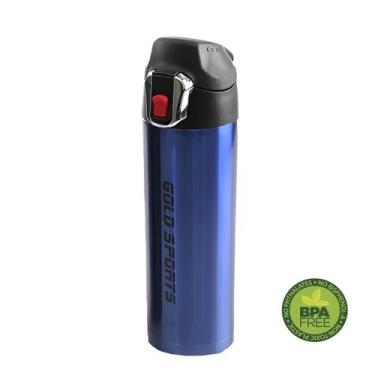 Imagem de Garrafa EcoEsportiva II Aço Inoxidável Gold Sports 500 ml - Dupla Cama