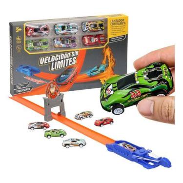 Imagem de Mega Combo Pista + Carrinhos Fricção Racing Estilo Hotwheels - Duarte 