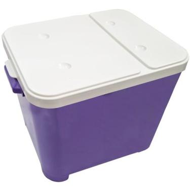 Imagem de Container Porta Ração Canister Plástico com Tampa Protege Conserva Fur