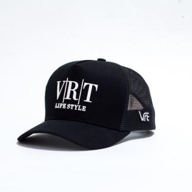 Imagem de Boné VRT Life Style Preto e Branco