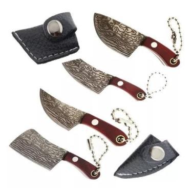Imagem de Chaveiro Mini Faca Faquinho Com 4 Pcs - MinyMix
