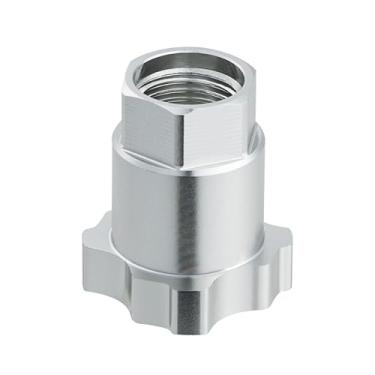 Imagem de InoKraft Adaptador de pistola de pulverização para sistema de pintura F16*1,5, fêmea de 16 mm, rosca de 1,5 mm, compatível com InoKraft D1 LVLP, Pistola de pulverização pneumática por gravidade HVLP